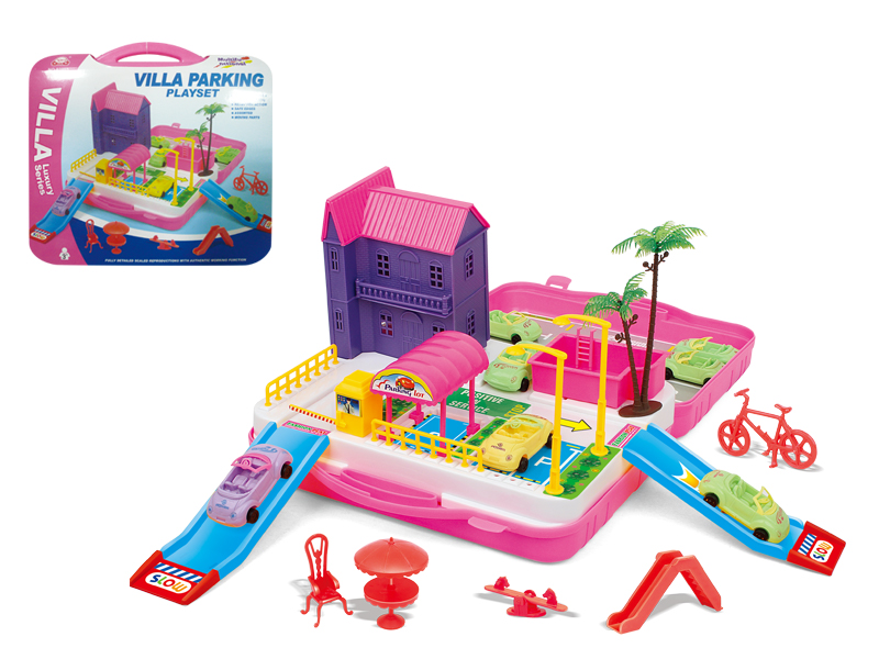 Villa Set Track Parking Lot