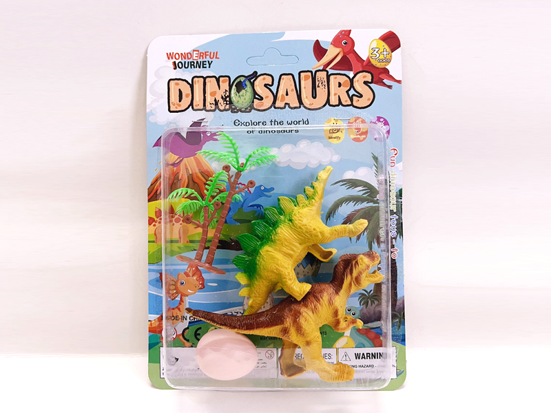 Dinosaur Set With Tree And Egg