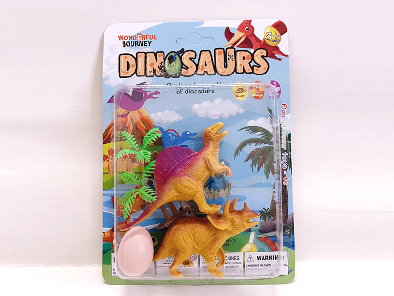 Dinosaur Set With Tree And Egg