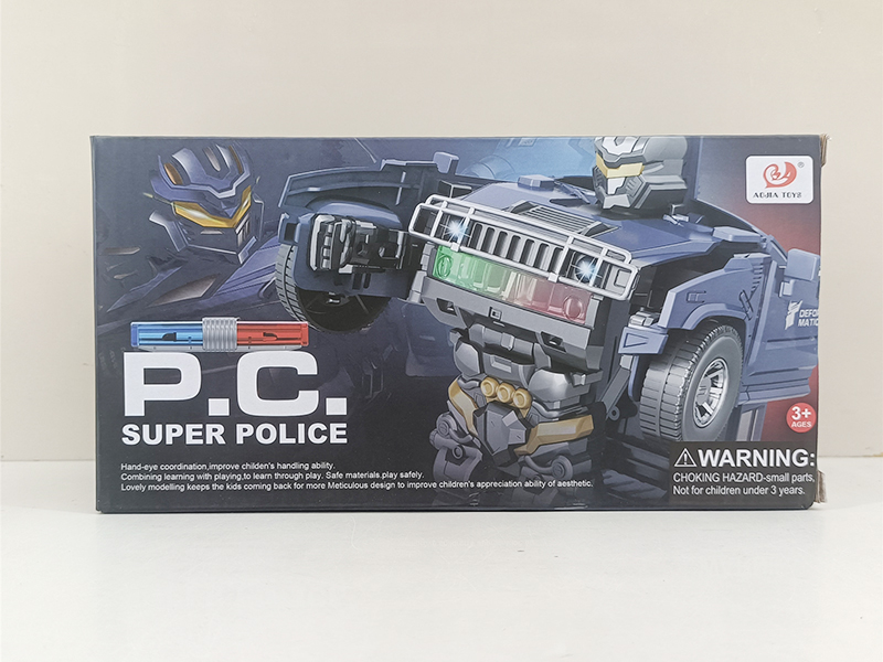 B/O Deformation Hummer Police Car With Light And Music