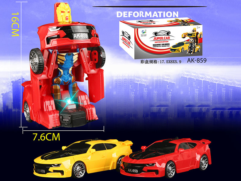 B/O Go And Bump Deformation Car(Bumblebee)