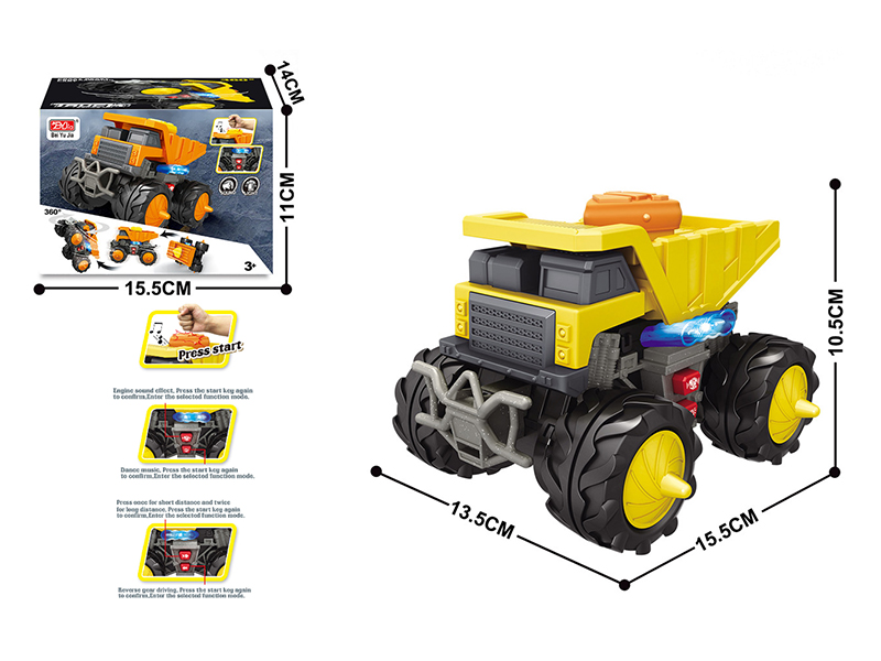 Programming Monster Truck - Engineering Truck(B/O,Sound,Light)