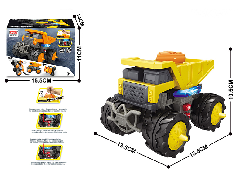 Programming Monster Truck - Engineering Truck(B/O,Sound,Light)