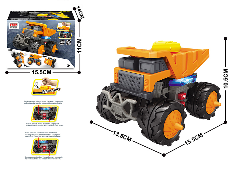 Programming Monster Truck - Engineering Truck(B/O,Sound,Light)