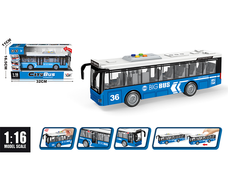 1:16 Friction City Bus