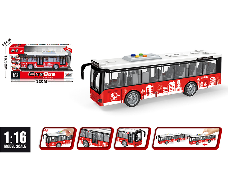 1:16 Friction City Bus