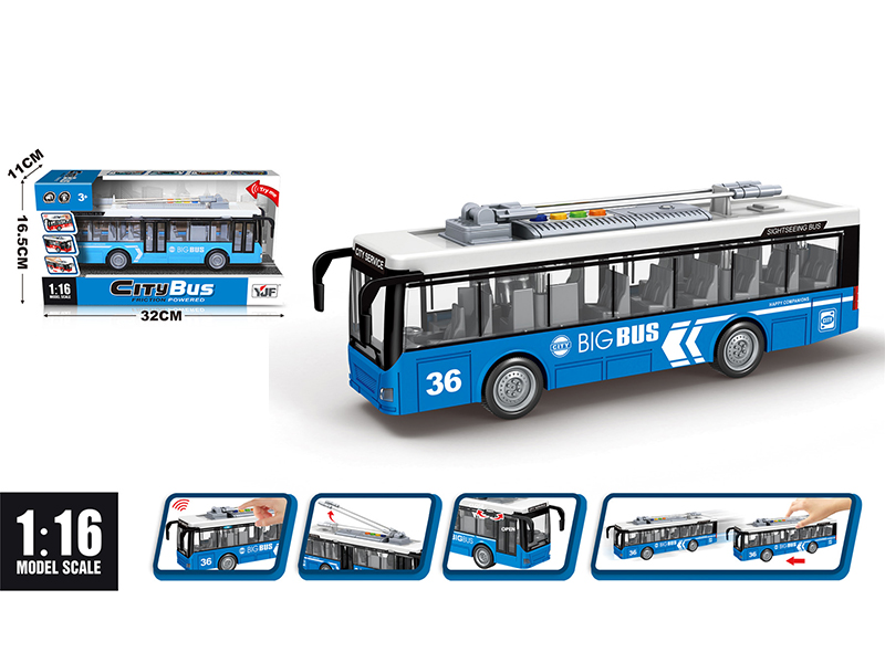 1:16 Friction City Sightseeing Bus