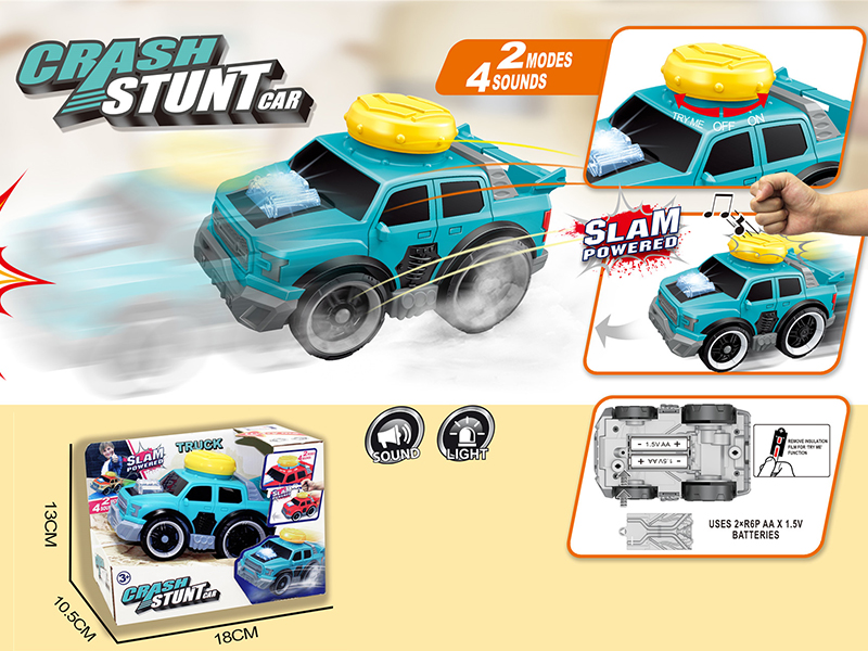 Slam Power Crash Stunt Car Electric Pickup