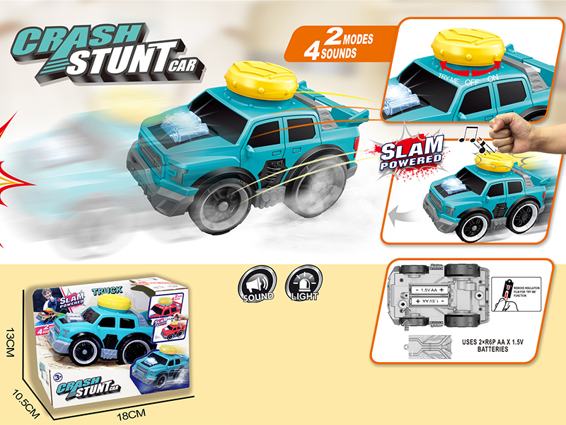 Slam Power Crash Stunt Car Electric Pickup