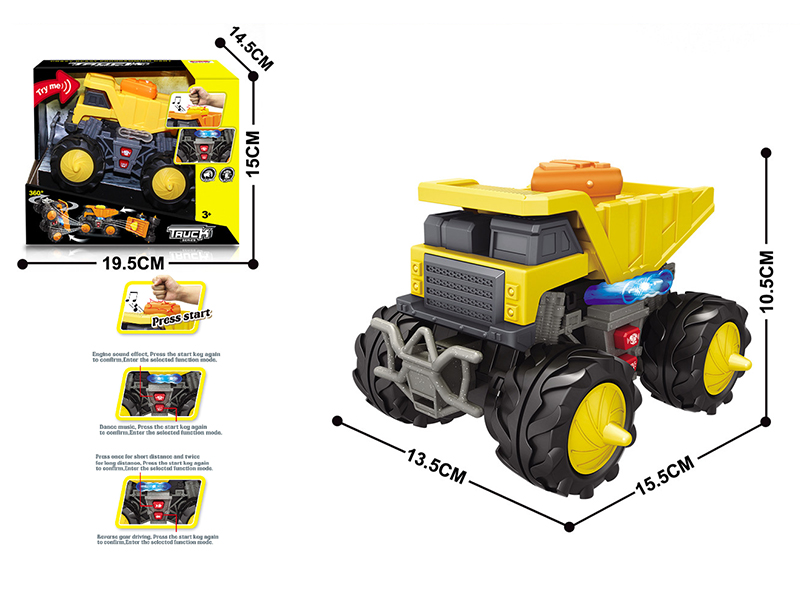 Programming Monster Truck - Engineering Truck(B/O,Sound,Light)