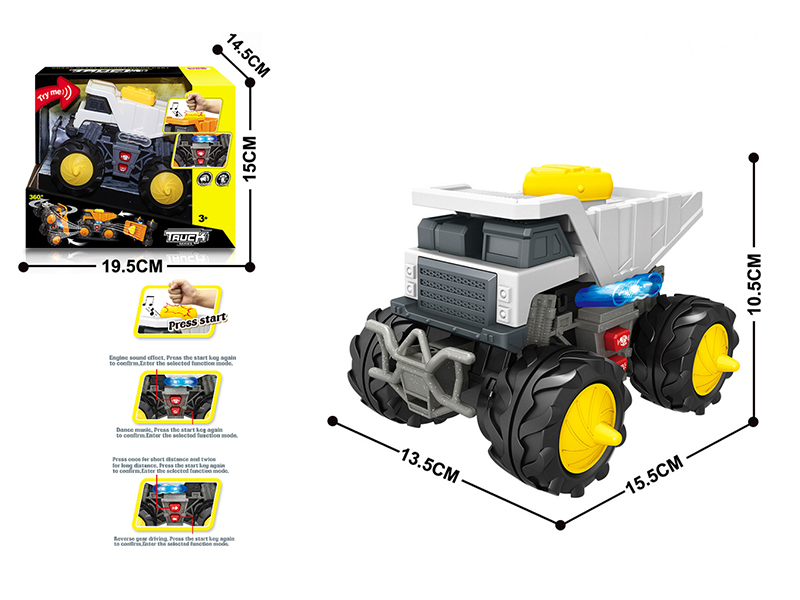 Programming Monster Truck - Engineering Truck(B/O,Sound,Light)