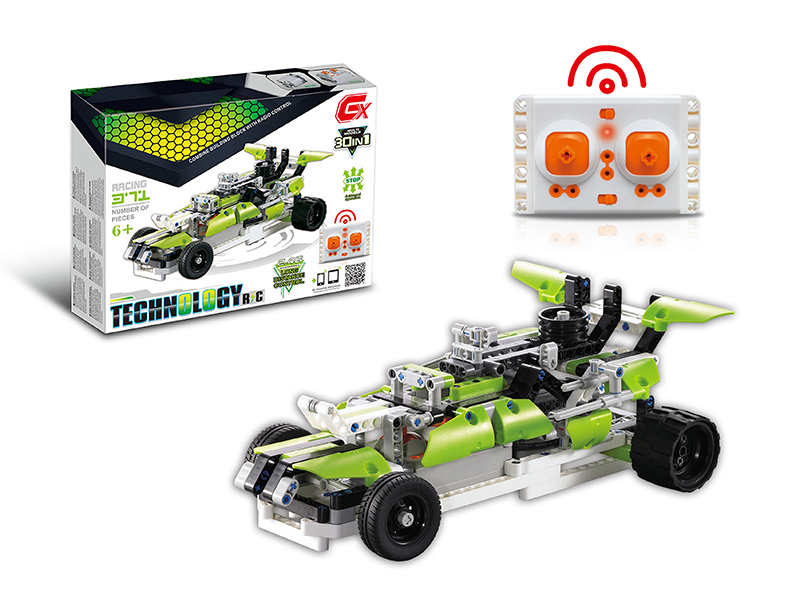371PCS 30 In 1 2.4G R/C Block Car