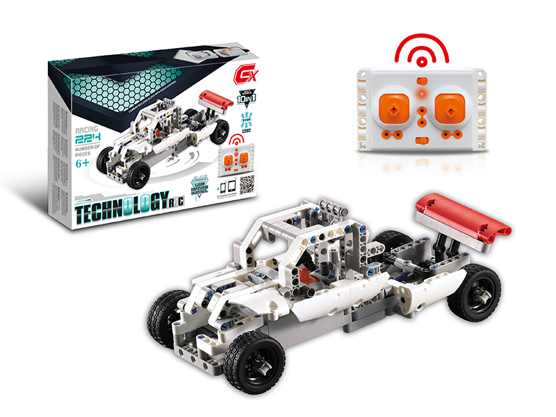 224PCS 10 In 1 2.4G R/C Block Car