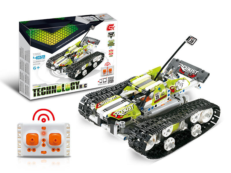 402PCS 5 In 1 2.4G R/C Block Car