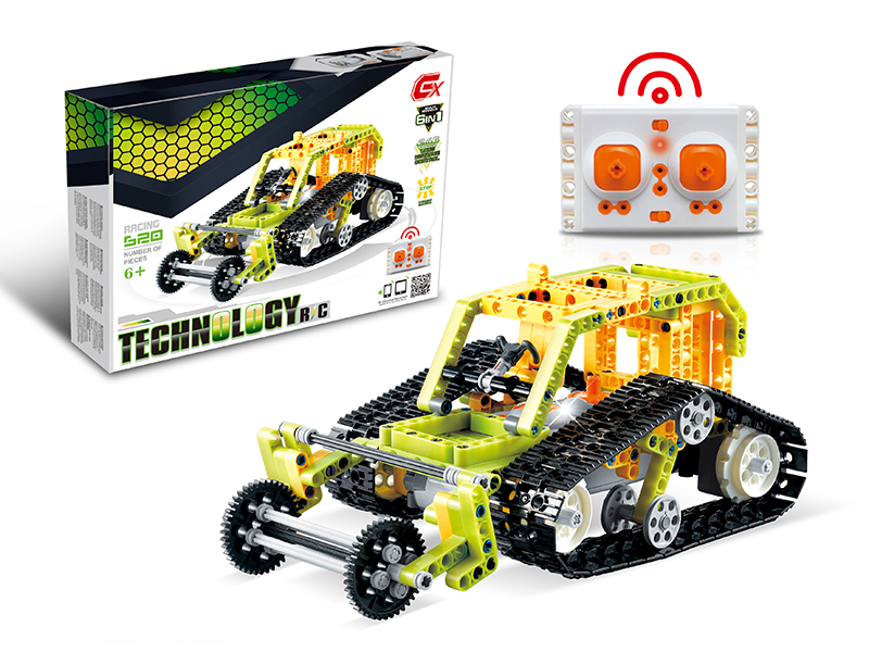 620 PCS 6 In 1 2.4G R/C Block Car