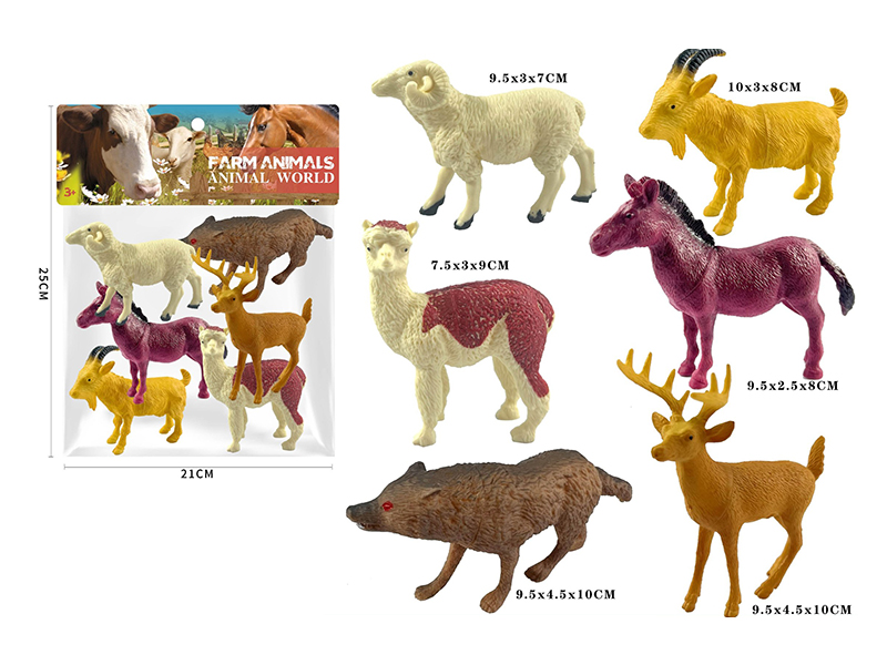 Farm Animals 6pcs