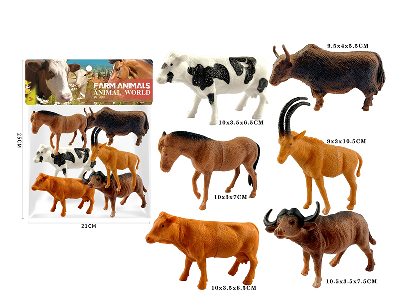 Farm Animals 6pcs