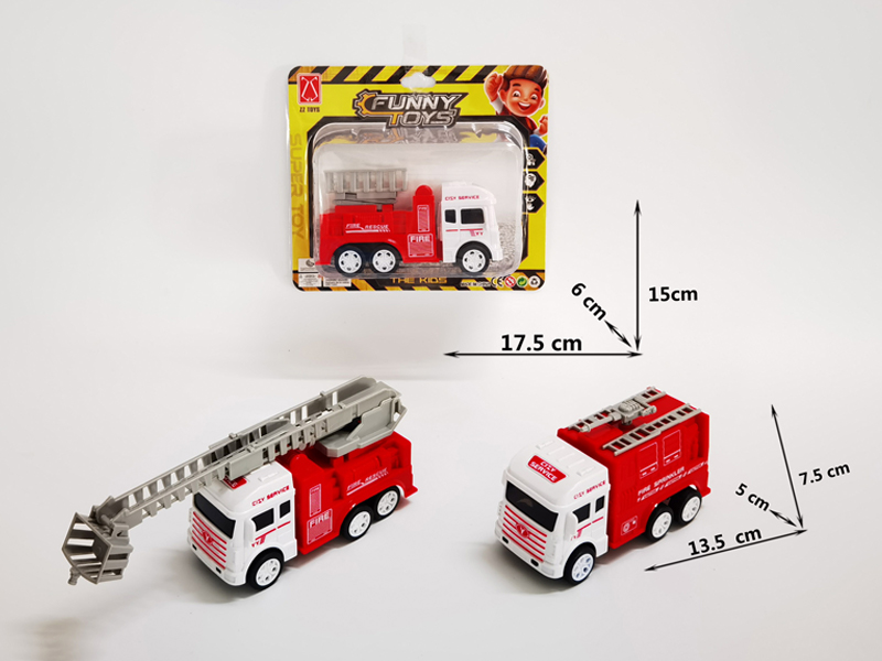 Friction Simulated Fire Truck