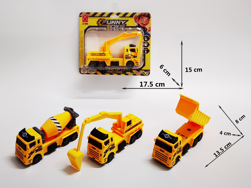 Pull Back Engineering Vehicle