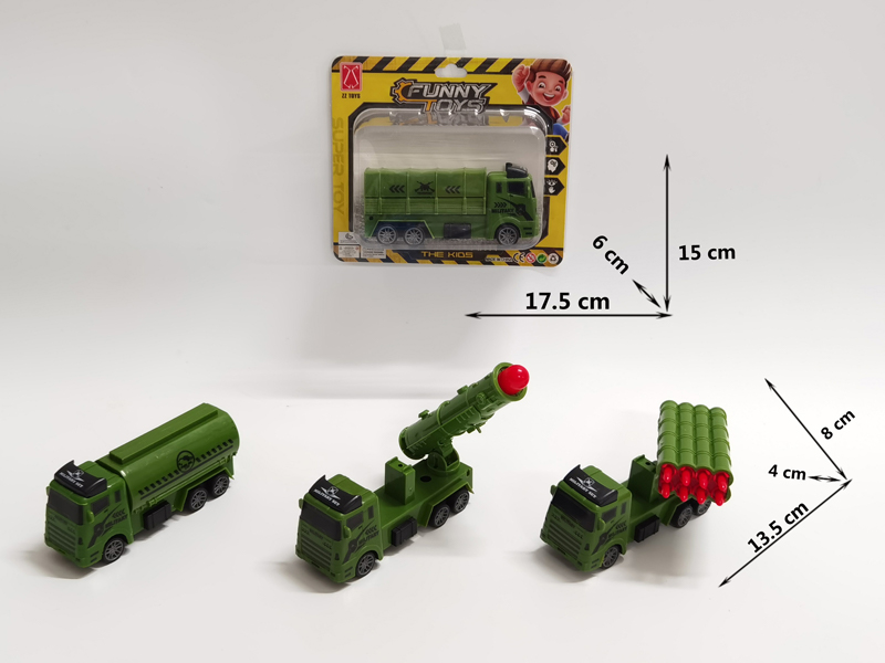 Pull Back Military Vehicle