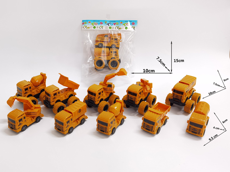 Friction Off-Road Engineering Vehicle +Pull Back Engineering Vehicle