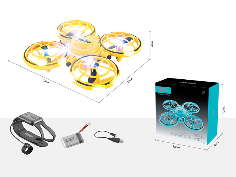 Watch Induction Remote Control Quadcopter With Light