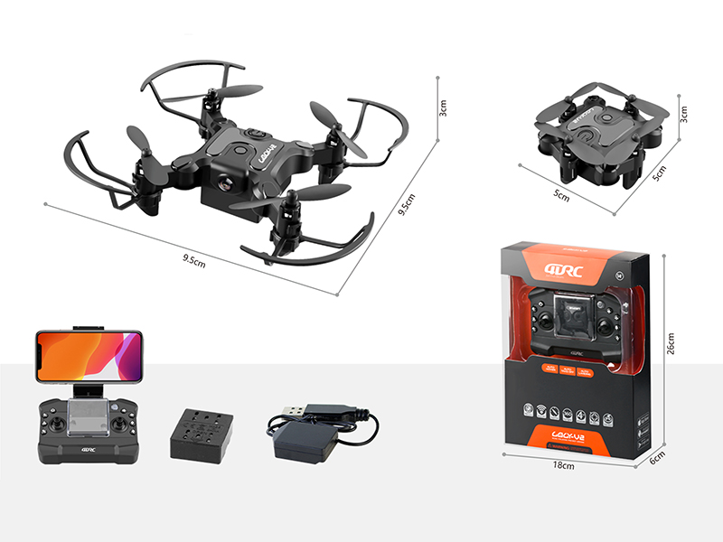 Mini Fold Storage Remote Control Quadcopter