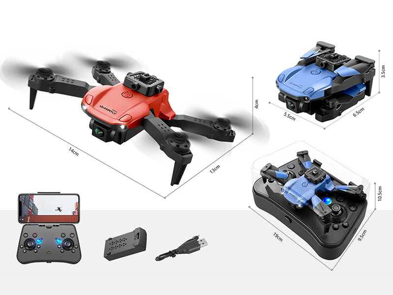 Mini Fold Remote Control Quadcopter With Four Sides Obstacle Avoidance Function