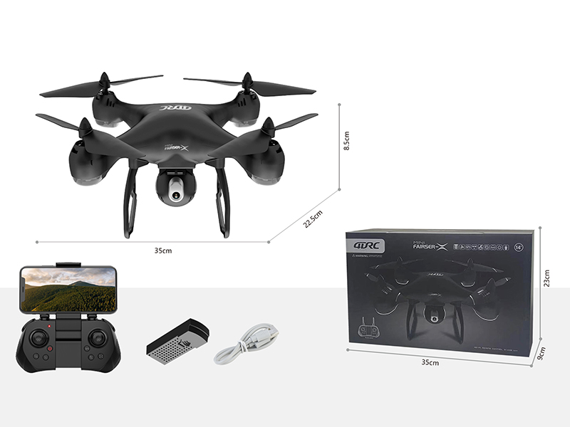 Remote Control Coreless Motor GPS Drone (Medium Size)