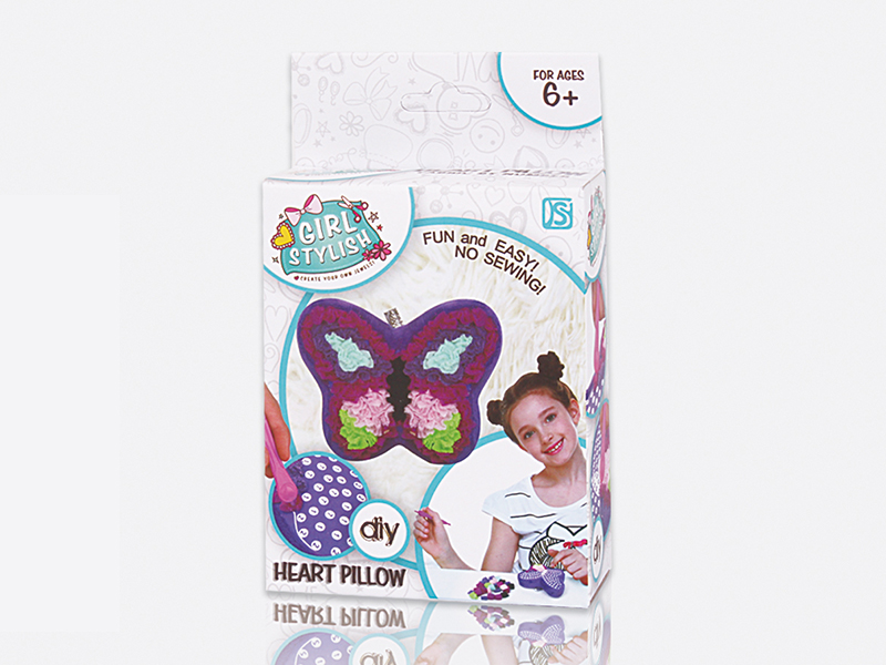 DIY Fabric Plush Butterfly Pendant