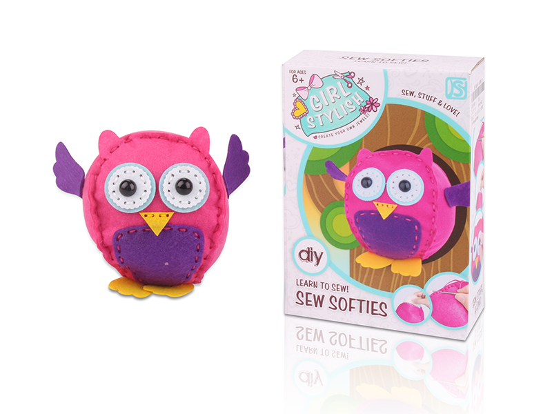 DIY Fabric Owl Sewing
