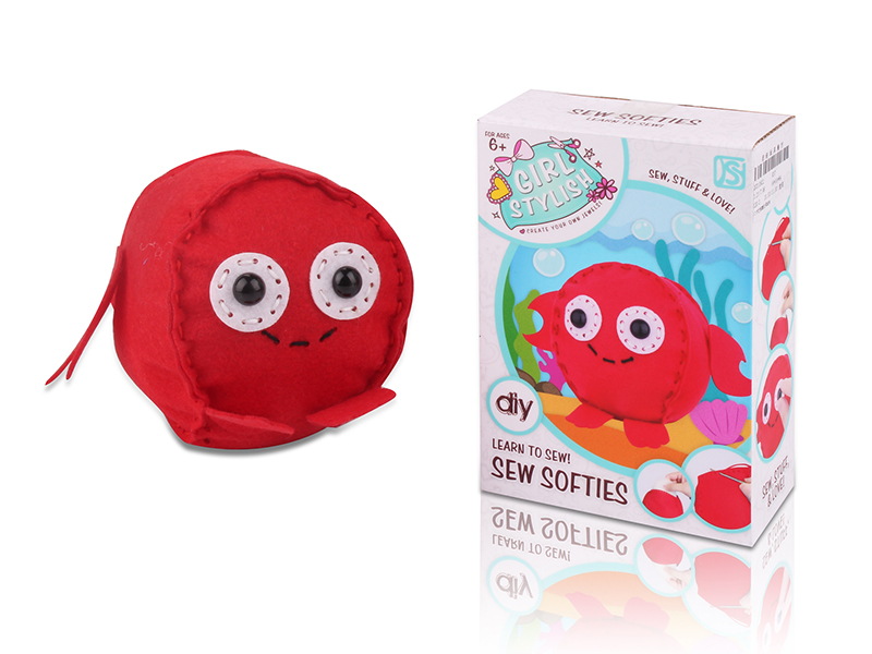 DIY Fabric Crab Sewing