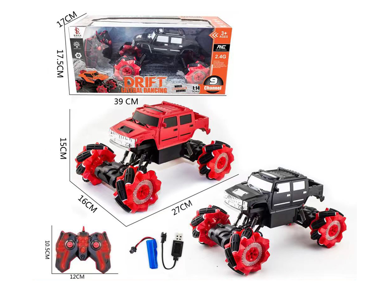 R/C 9Ch Jeep Drift Stunt Car