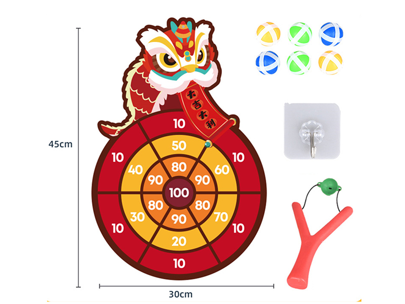 Velcro Dartboard With Sticky Ball,Slingshot