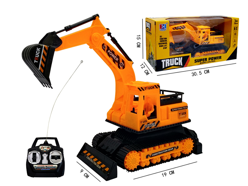 4 Channel Remote Control Engineering Truck With Light