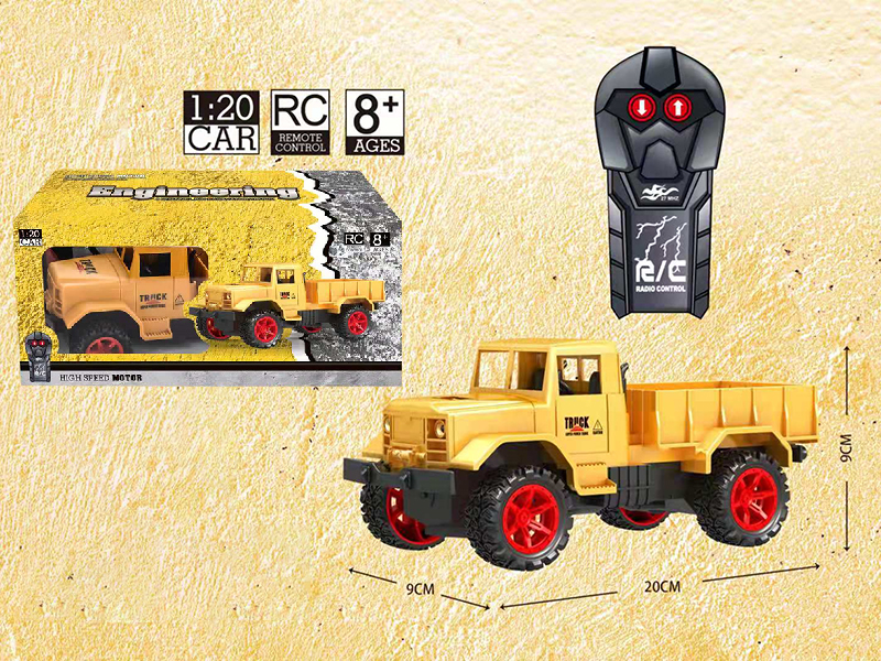 1:20 2-Channel Remote Control Military Truck