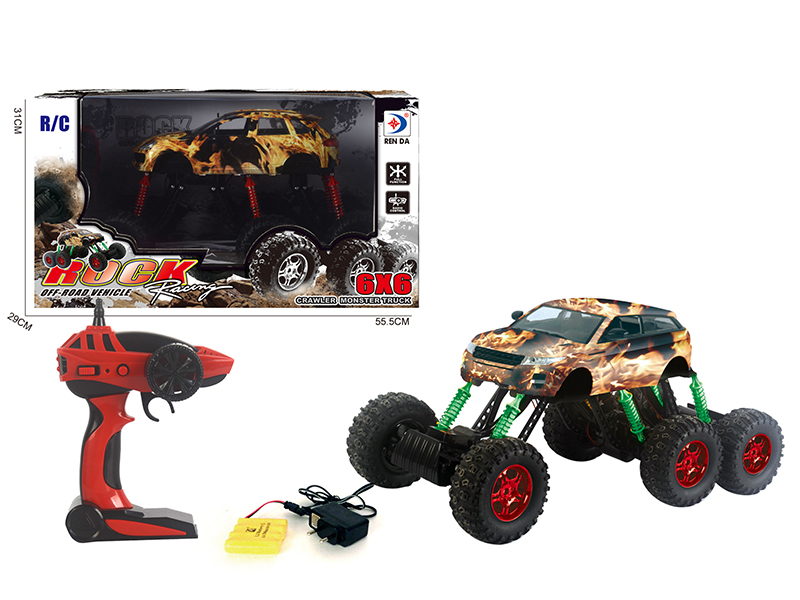 2.4G 1:10 6WD Remote Control Off-Road Vehicle