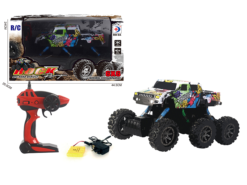 2.4G 1:12 6WD Hummer Remote Control Off-Road Vehicle