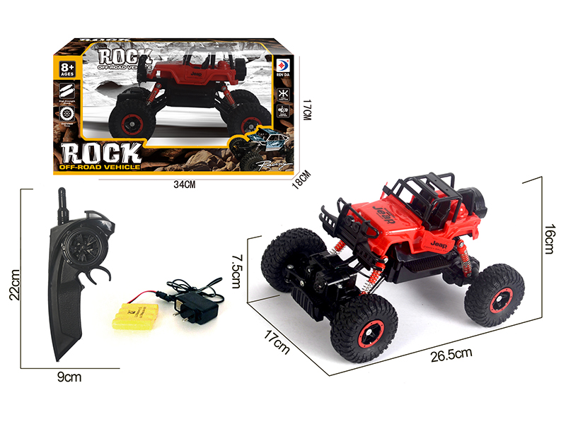 2.4G Remote Control Jeep Climbing Car