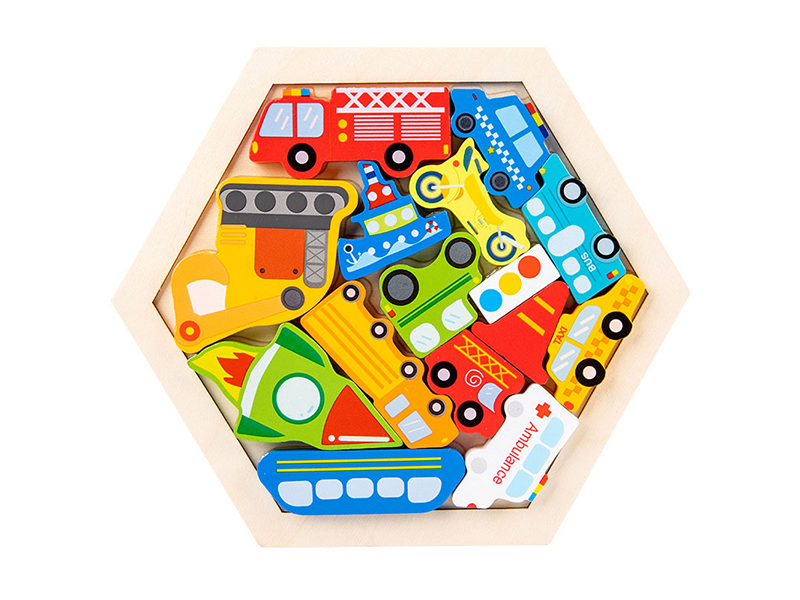 2 In 1 Wooden Puzzle - Unobstructed