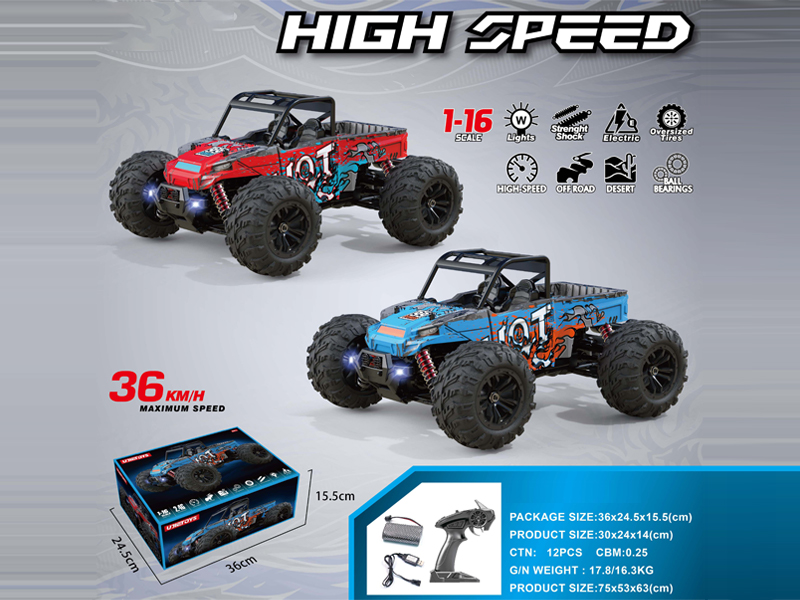 1:16 R/C 4Wd High-Speed Vehicle