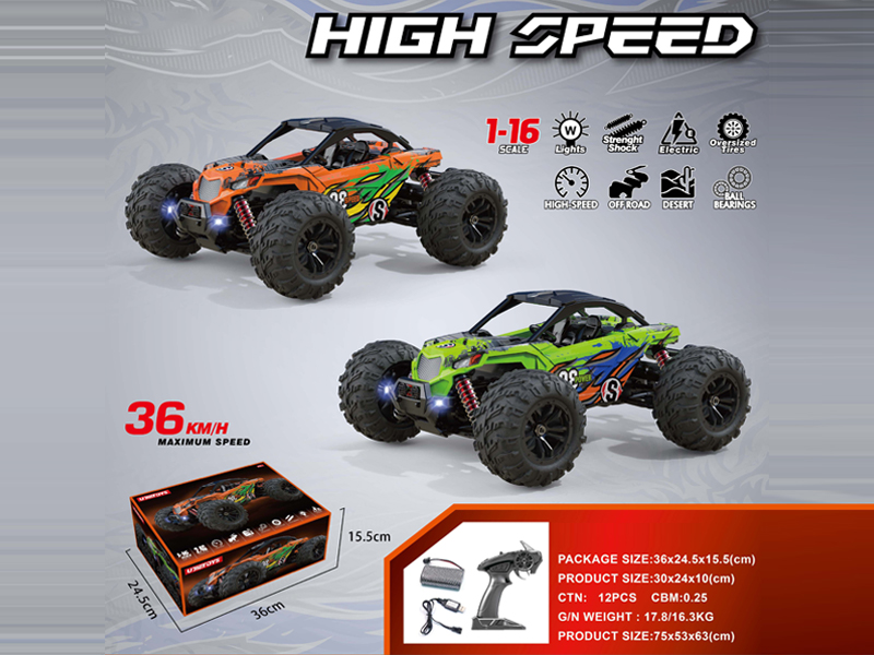 1:16 R/C 4Wd High-Speed Vehicle
