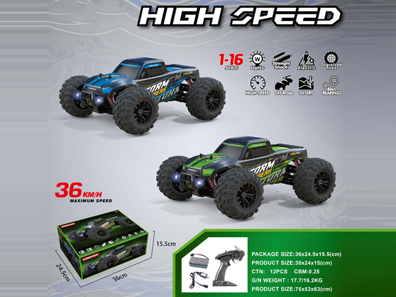 1:16 R/C 4Wd High-Speed Vehicle