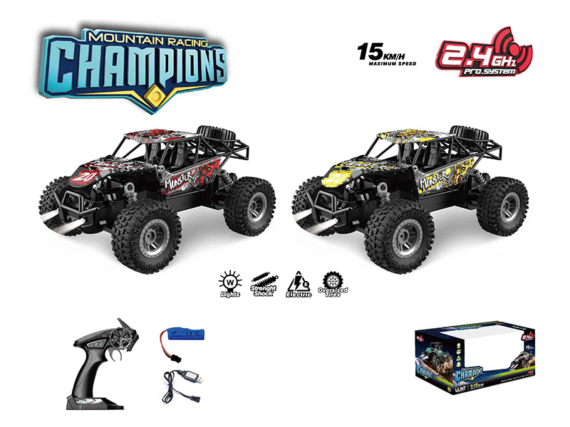1:18 2.4G R/C High-Speed Off-Road Vehicle With Light
