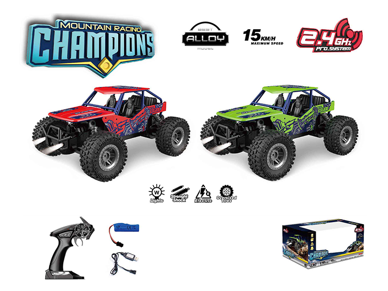 1:18 2.4G R/C Alloy High-Speed Off-Road Vehicle With Light
