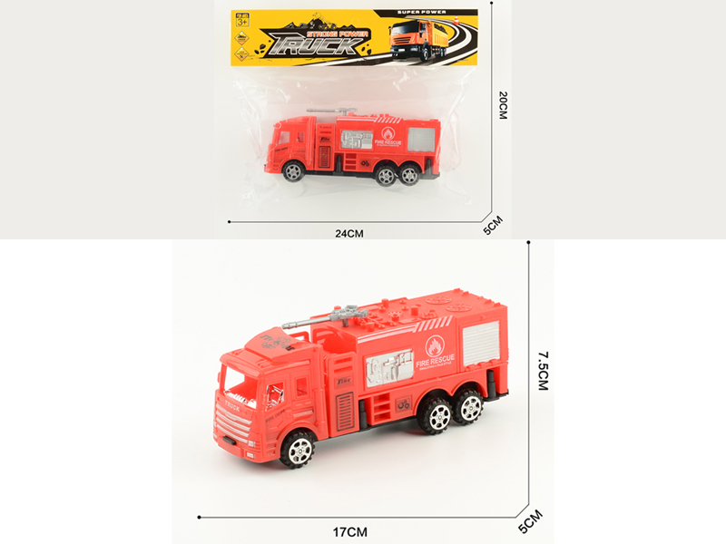Friction Simulated Fire Water Tank Truck