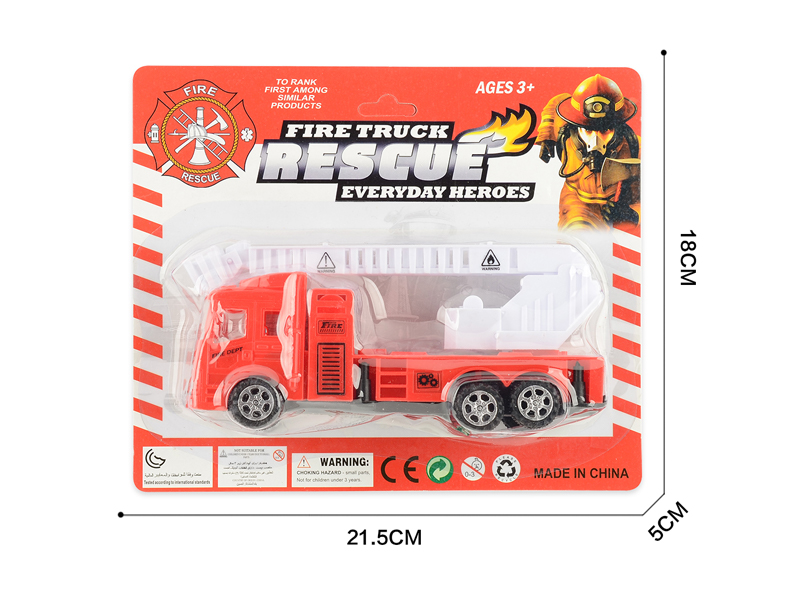 Friction Simulated Fire Ladder Car