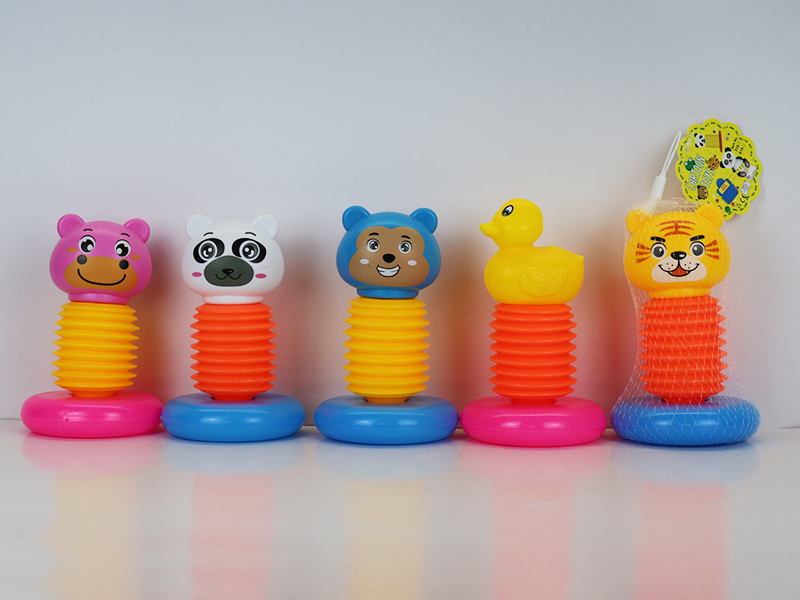 Cartoon Hand Press Animal With BB Whistle