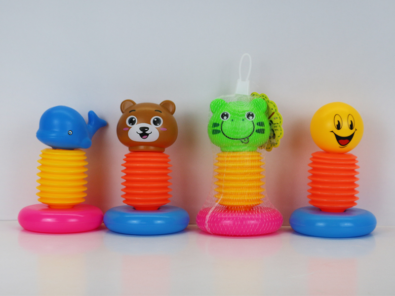 Cartoon Hand Press Animal With BB Whistle