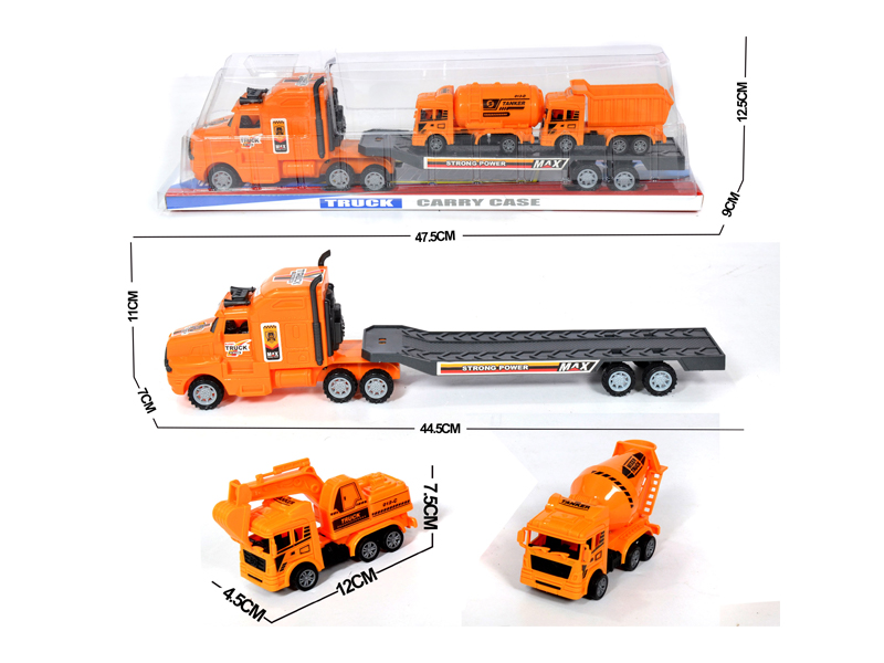 Friction Pull Back Tractor Engineering Vehicle